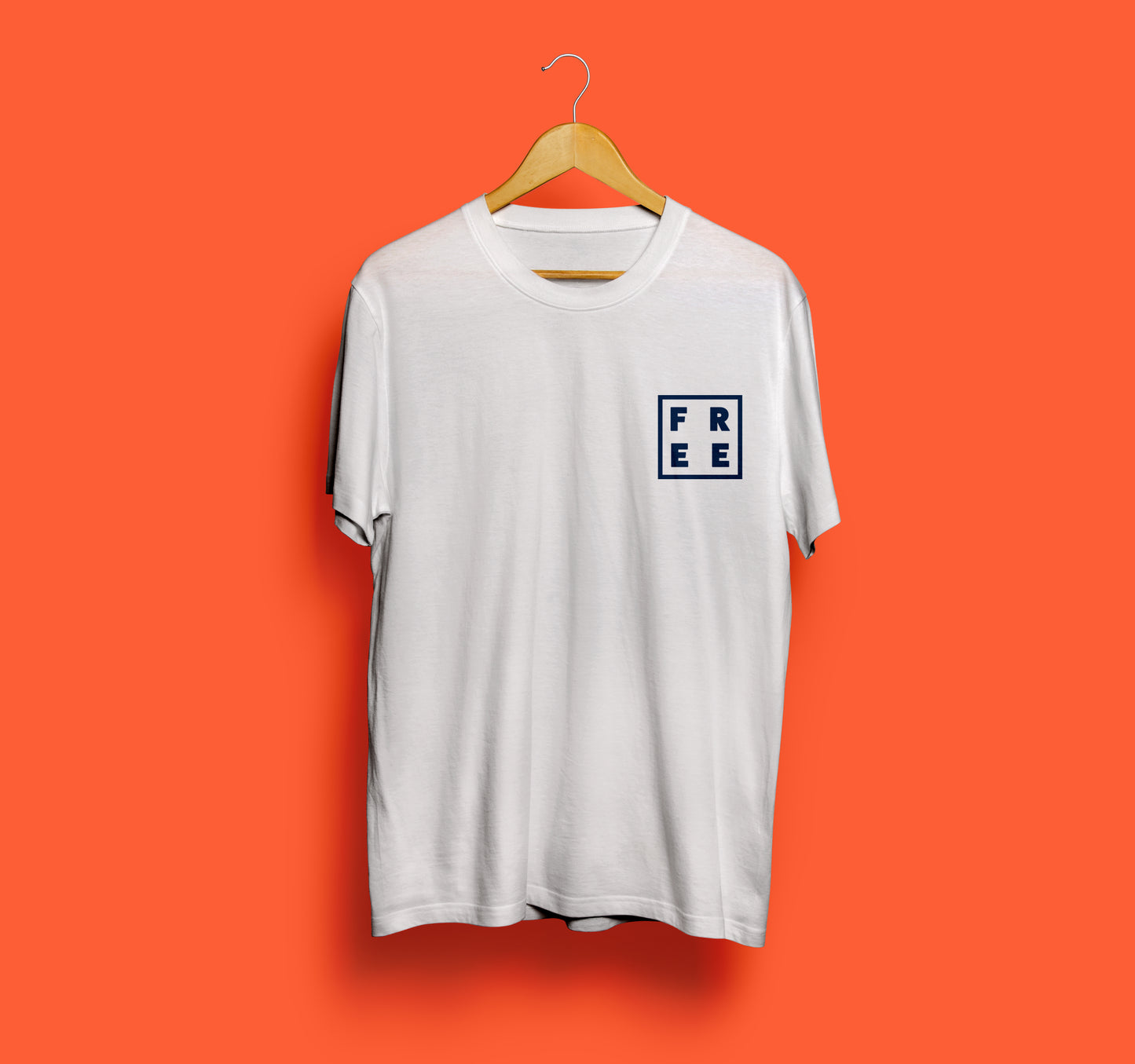Oatmeal & Navy Blue - Badge Logo