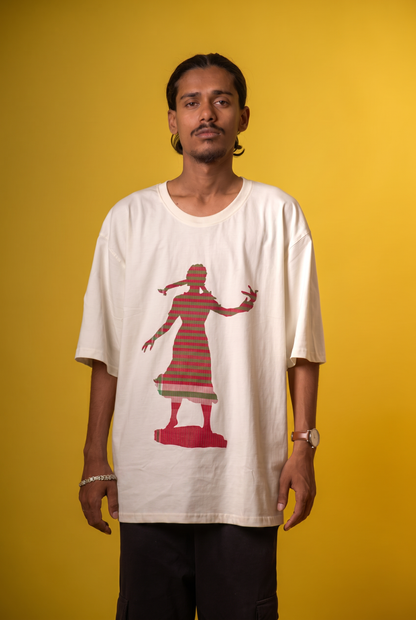 Junjaali appliqué tee — front