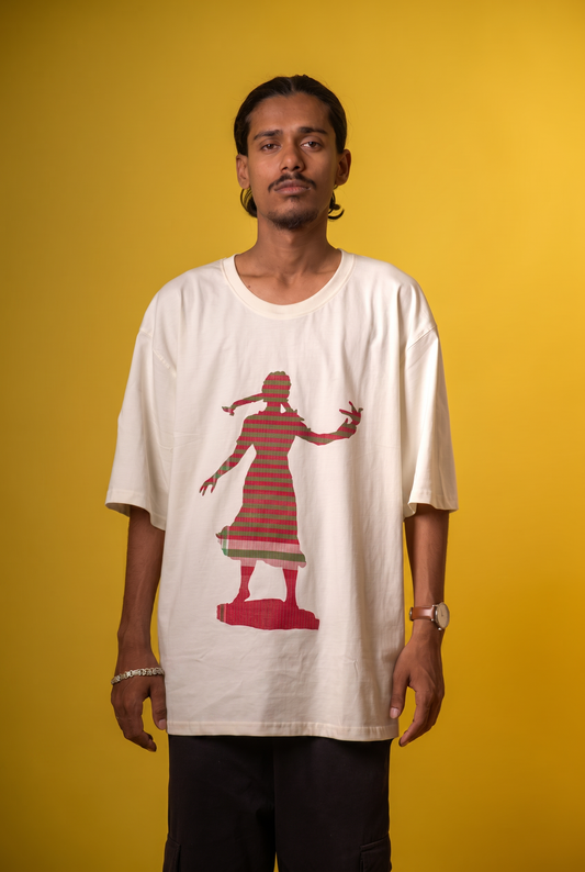 Junjaali appliqué tee — front
